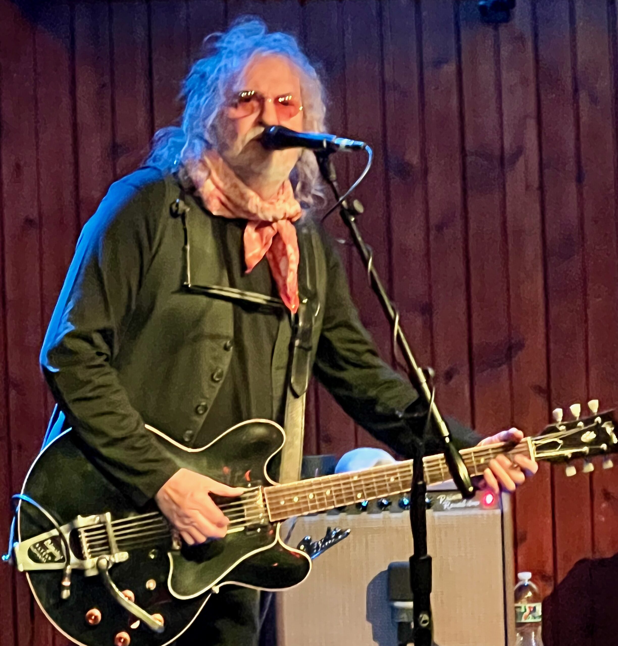 Ray Wylie Hubbard performing at the Saxon Pub